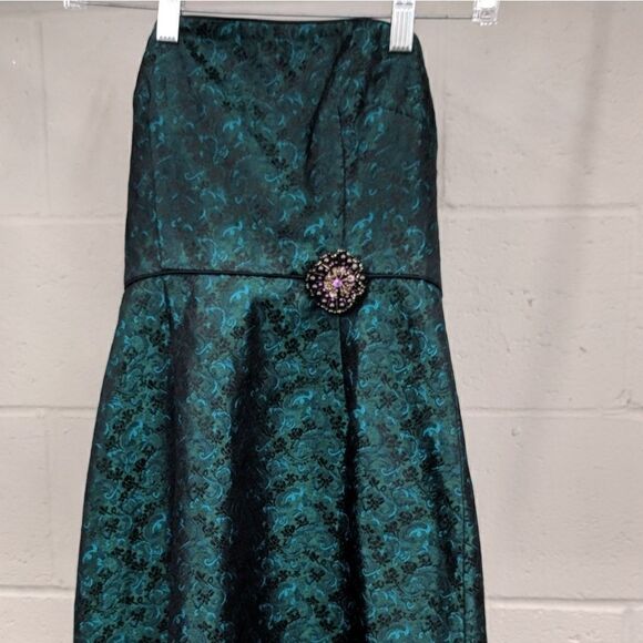VINTAGE LAUNDRY BY SHELLI SEGAL STRAPLESS DRESS - Picture 1 of 4